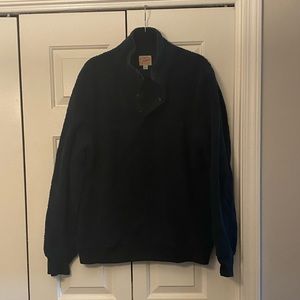 JCrew Mens Navy Sherpa Sweatshirt